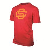 USC Trojans Men's Team Trojan Cardinal Vintage Baseball T-Shirt